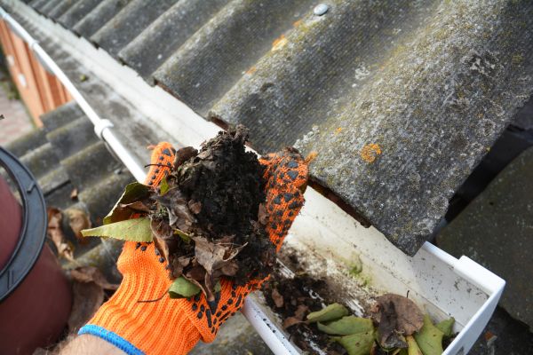 Seamless Gutter Cleaning in Brick