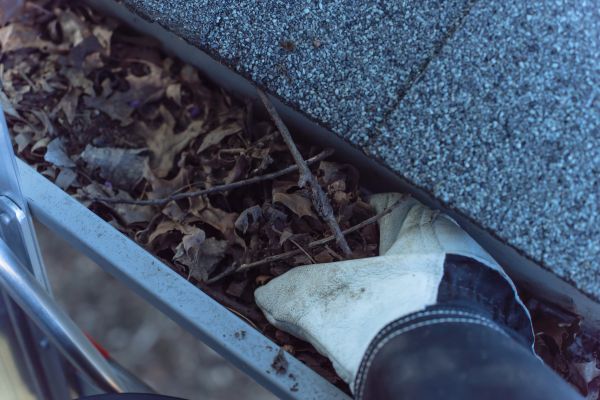 Church Gutter Cleaning in Brick